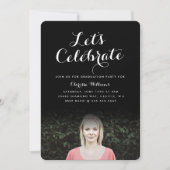 Eleganter Script-Abschluss laden Einladung (Vorderseite)