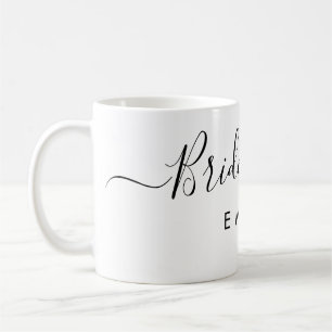 Eleganter Script Bridesmaid Personalisierter Name Kaffeetasse