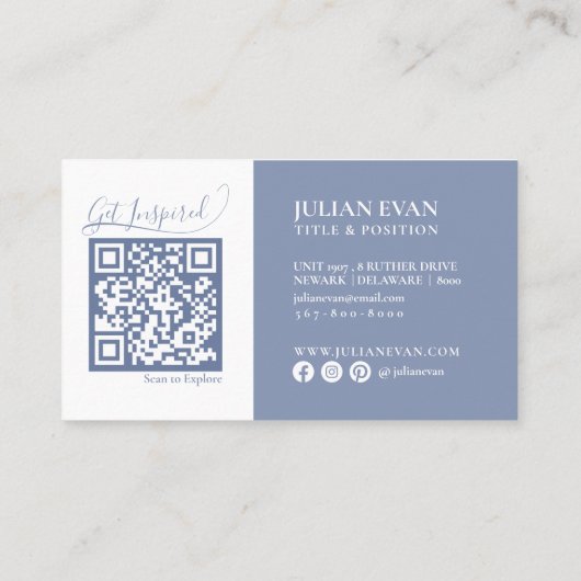 Eleganter Script Grüner Wasserfarbenpinselstrich Visitenkarte (Rückseite)