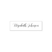 Eleganter Script-Individuelle Name Permastempel (Design)