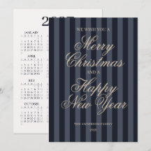 Eleganter Script-Kalender Weihnachten ohne Foto 20
