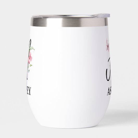 Eleganter Script Letter A Monogram Personalisiert  (Links)