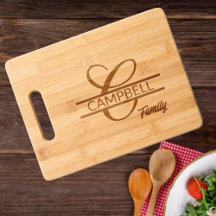 Eleganter Script Letter C Monogram Familienname