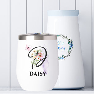 Eleganter Script Letter D Monogram Personalisierte