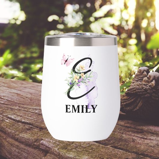 Eleganter Script Letter E Monogram Personalisierte