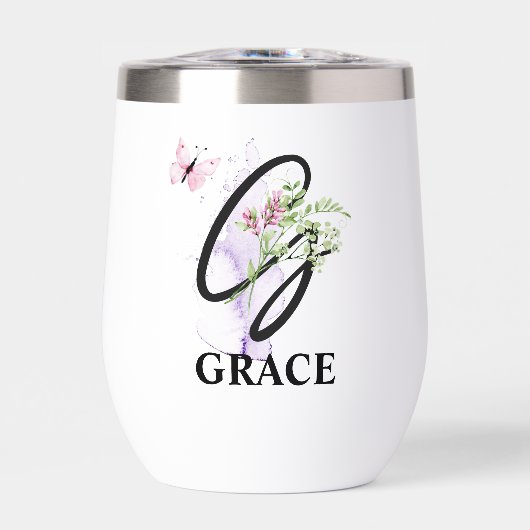 Eleganter Script Letter G Monogram Personalisierte (Vorderseite)