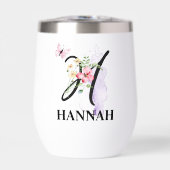 Eleganter Script Letter H Monogram Personalisiert  (Vorderseite)