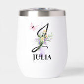 Eleganter Script Letter J Monogram Personalisiert  (Vorderseite)