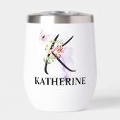 Eleganter Script Letter K Monogram Personalisierte (Vorderseite)