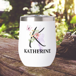 Eleganter Script Letter K Monogram Personalisierte