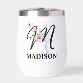 Eleganter Script Letter M Monogram Personalisierte (Vorderseite)