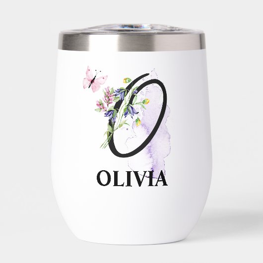 Eleganter Script Letter O Monogram Personalisierte (Vorderseite)