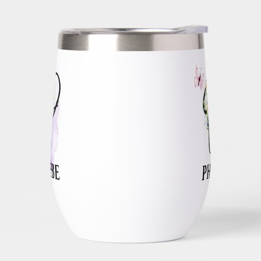 Eleganter Script Letter P Monogram Personalisierte (Links)