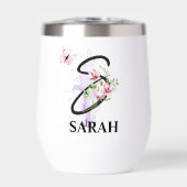 Eleganter Script Letter S Monogram-Personalisierte (Vorderseite)