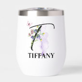 Eleganter Script Letter T Monogram Personalisierte (Vorderseite)