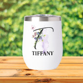 Eleganter Script Letter T Monogram Personalisierte