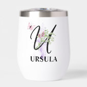 Eleganter Script Letter U Monogram Personalisierte (Vorderseite)