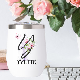 Eleganter Script Letter Y Monogram Personalisiert