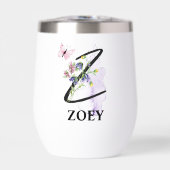 Eleganter Script Letter Z Monogram Personalisierte (Vorderseite)