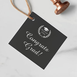 Eleganter Script Minimal Herzlichen Glückwunsch Ab Geschenkanhänger