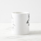 Eleganter Script Name April Monat Geburt Blume Dai Kaffeetasse (Mittel)