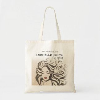 Eleganter Sepia-Chic-Welliger Frisuren-Haarextensi Tragetasche