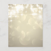 Eleganter Shiny Glitzer Gold Flyer (Hinten)