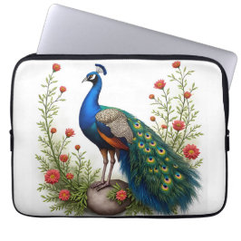 Eleganter Siam Peacock Laptop-Sieb 30 cm Laptopschutzhülle