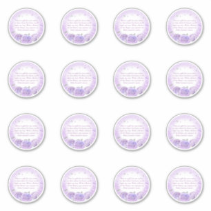 Eleganter Silber und Lila Rose Schmetterling Aufkleber