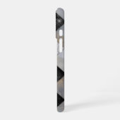 Eleganter, silberfarbener Case-Mate iPh iPhone 16 Hülle (Linke Seite)