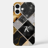 Eleganter, silberfarbener Case-Mate iPh iPhone Hülle (Rückseite)