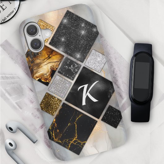 Eleganter, silberfarbener Case-Mate iPh iPhone Hülle