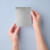 Eleganter silberfarbener Flyer (Gruppe)