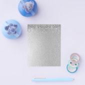 Eleganter silberfarbener Flyer (Einzeln)