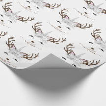 Eleganter, silberner Glitzer ohne Hirsch