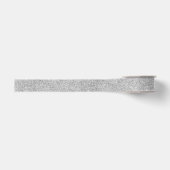 Eleganter silberner Glitzer Ripsband (Vorderseite)