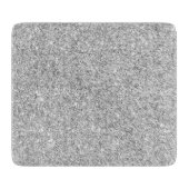 Eleganter silberner Glitzer Schneidebrett (Vorderseite)