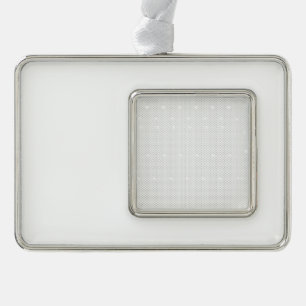Eleganter Silberrahmen Personalisierter Weihnach Rahmen-Ornament Silber