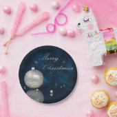 Eleganter Silberschmuck - Papierplatte Pappteller (Party)