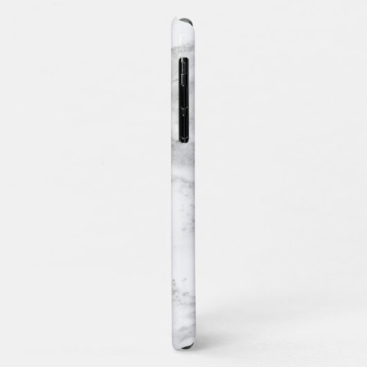Eleganter Silberstreifen | Chic Marble Case-Mate iPhone Hülle (Hinten/Links)