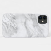 Eleganter Silberstreifen | Chic Marble Case-Mate iPhone Hülle (Rückseite (Horizontal))