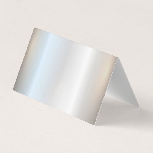 Eleganter Silver Glitzer Bokeh Dankeschön-Karte Visitenkarten (Rückseite)