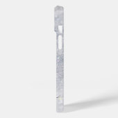 Eleganter Silver Glitzer Case-Mate iPhone Hülle (Rückseite / Links)