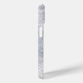 Eleganter Silver Glitzer Case-Mate iPhone Hülle (Rückseite / Rechts)