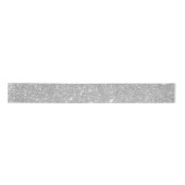 Eleganter Silver Glitzer Sparkle Glam Satinband (Vorderseite)