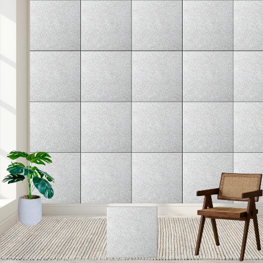 Eleganter Silver Glitzer Sparkle Keramik Tile Fliese