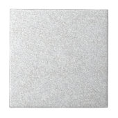 Eleganter Silver Glitzer Sparkle Keramik Tile Fliese (Vorderseite)