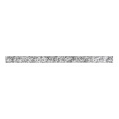 Eleganter Silver Glitzer Sparkle Ripsband (Vorderseite)