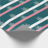 Eleganter Silver Glitzer Weihnachten Snowflake Mus Geschenkpapier (Ecke)