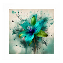 Eleganter Single Ballon Blume